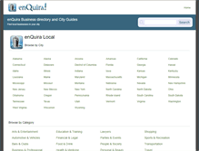 Tablet Screenshot of local.enquira.com