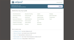 Desktop Screenshot of oklahoma-city.enquira.com