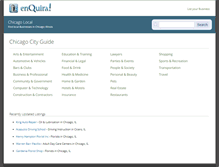 Tablet Screenshot of chicago.enquira.com