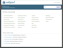 Tablet Screenshot of el-paso.enquira.com