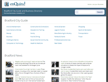 Tablet Screenshot of bradford.enquira.co.uk