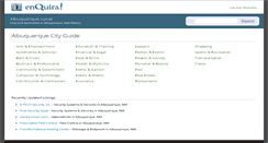 Desktop Screenshot of albuquerque.enquira.com