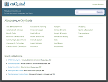 Tablet Screenshot of albuquerque.enquira.com