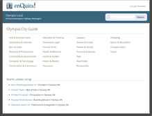 Tablet Screenshot of olympia.enquira.com