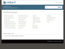Tablet Screenshot of frankfort.enquira.com