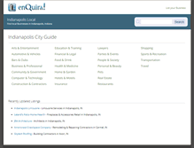 Tablet Screenshot of indianapolis.enquira.com
