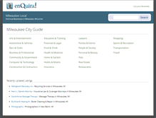 Tablet Screenshot of milwaukee.enquira.com