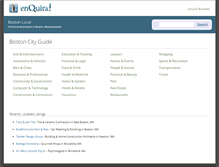 Tablet Screenshot of boston.enquira.com