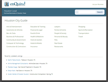 Tablet Screenshot of houston.enquira.com