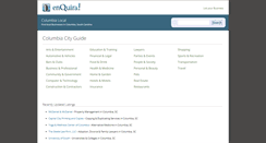 Desktop Screenshot of columbia.enquira.com