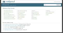 Desktop Screenshot of albany.enquira.com
