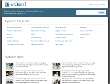 Tablet Screenshot of plymouth.enquira.co.uk
