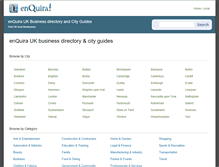 Tablet Screenshot of local.enquira.co.uk