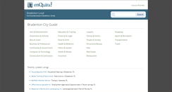 Desktop Screenshot of bradenton.enquira.com