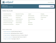 Tablet Screenshot of dallas.enquira.com