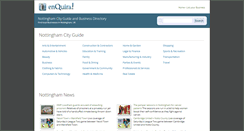 Desktop Screenshot of nottingham.enquira.co.uk