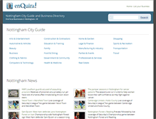 Tablet Screenshot of nottingham.enquira.co.uk