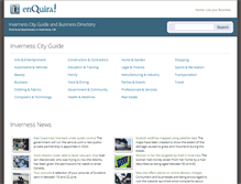 Tablet Screenshot of inverness.enquira.co.uk