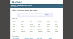 Desktop Screenshot of enquira.co.uk