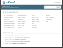 Tablet Screenshot of greensboro.enquira.com