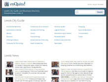 Tablet Screenshot of leeds.enquira.co.uk