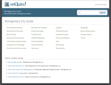 Tablet Screenshot of montgomery.enquira.com