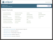Tablet Screenshot of dayton.enquira.com